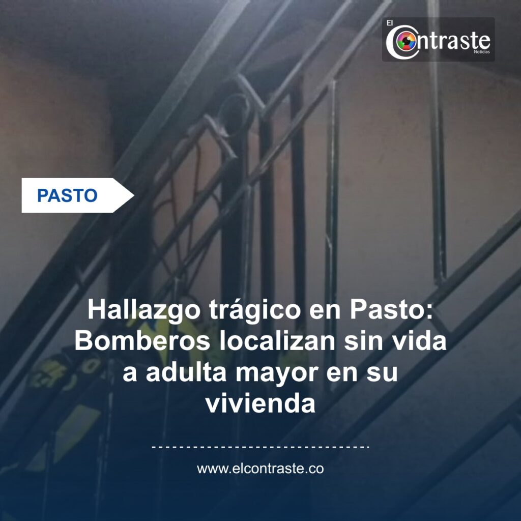 Hallazgo trágico en Pasto: Bomberos localizan sin vida a adulta mayor en su vivienda