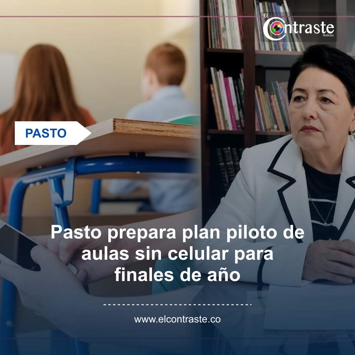 Pasto prepara plan piloto de aulas sin celular para finales de año