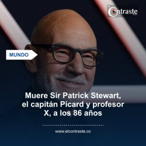 Muere Sir Patrick Stewart, el capitán Picard y profesor X, a los 86 años