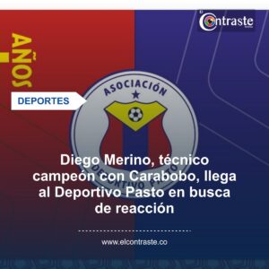 Diego Merino, técnico campeón con Carabobo, llega al Deportivo Pasto en busca de reacción