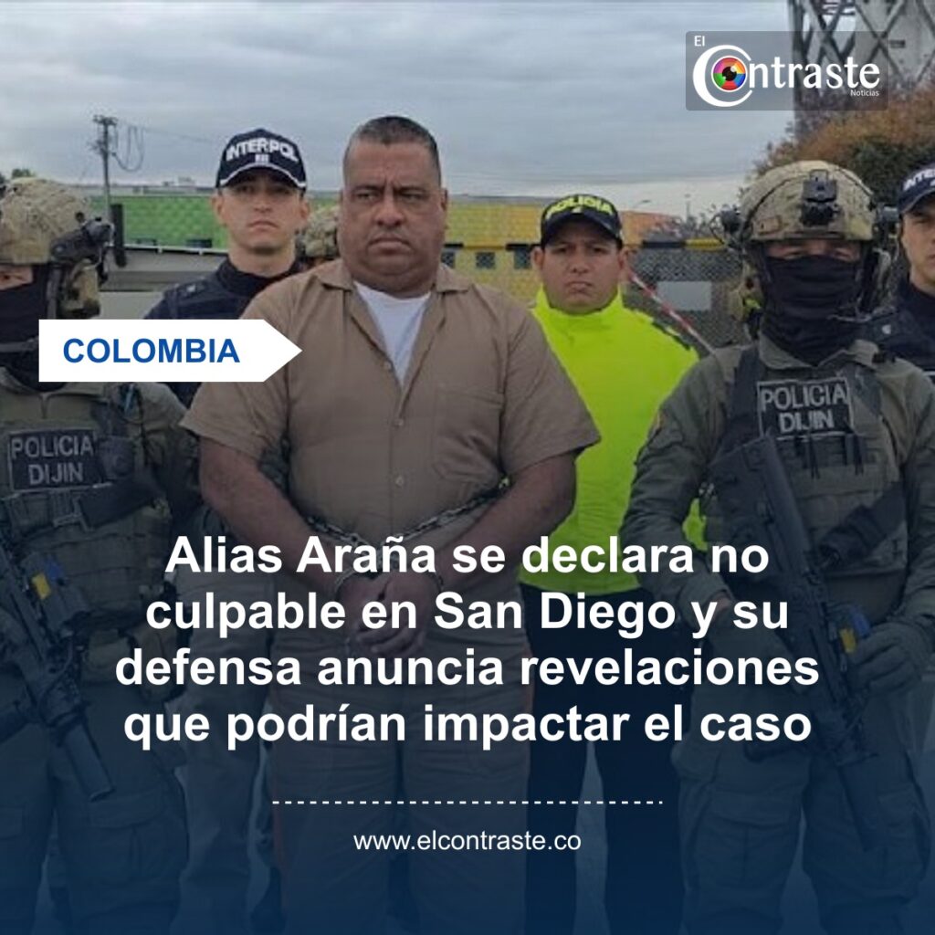 Alias Araña se declara no culpable en San Diego y su defensa anuncia revelaciones que podrían impactar el caso